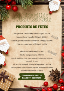 Les produits de fêtes